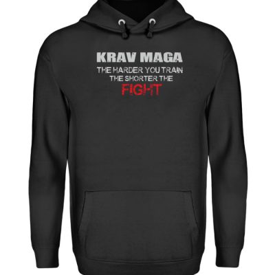 Krav Maga - The Harder You Train... - Unisex Kapuzenpullover Hoodie-639