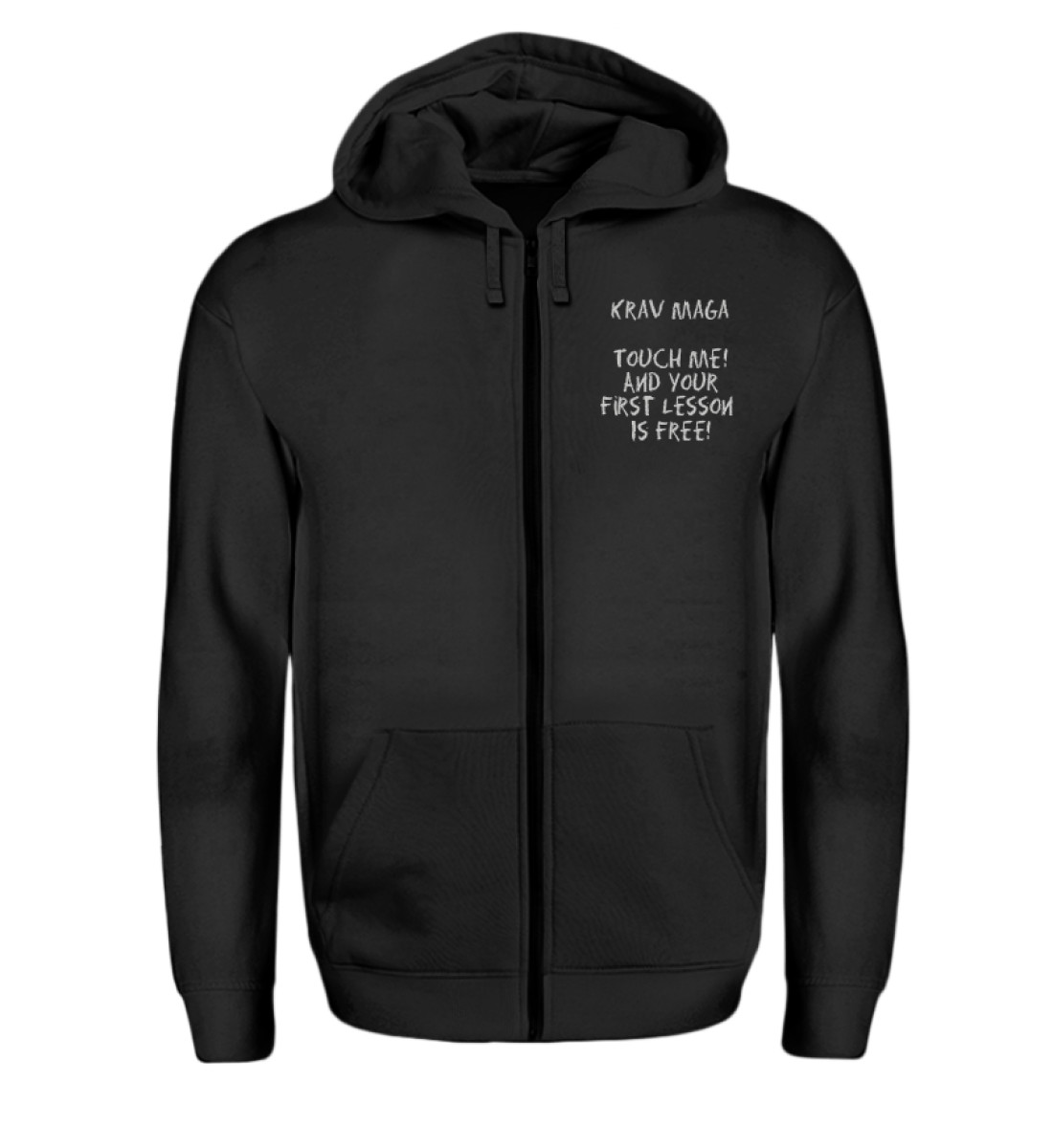 Krav Maga Touch me! And Your First.. - Zip-Hoodie-16