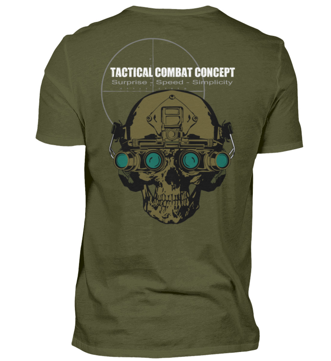 TCC Night Vision Skull T-Shirt - Herren Shirt-1109