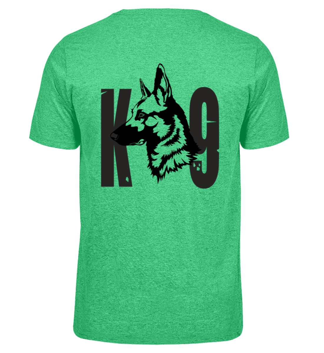 TCC - K9 German s/w - Herren Melange Shirt-6804
