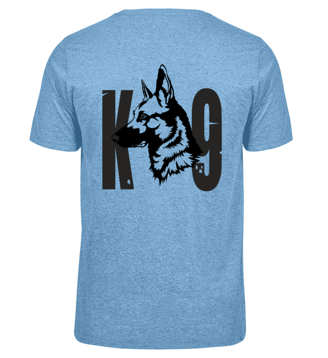 TCC - K9 German s/w - Herren Melange Shirt-6806