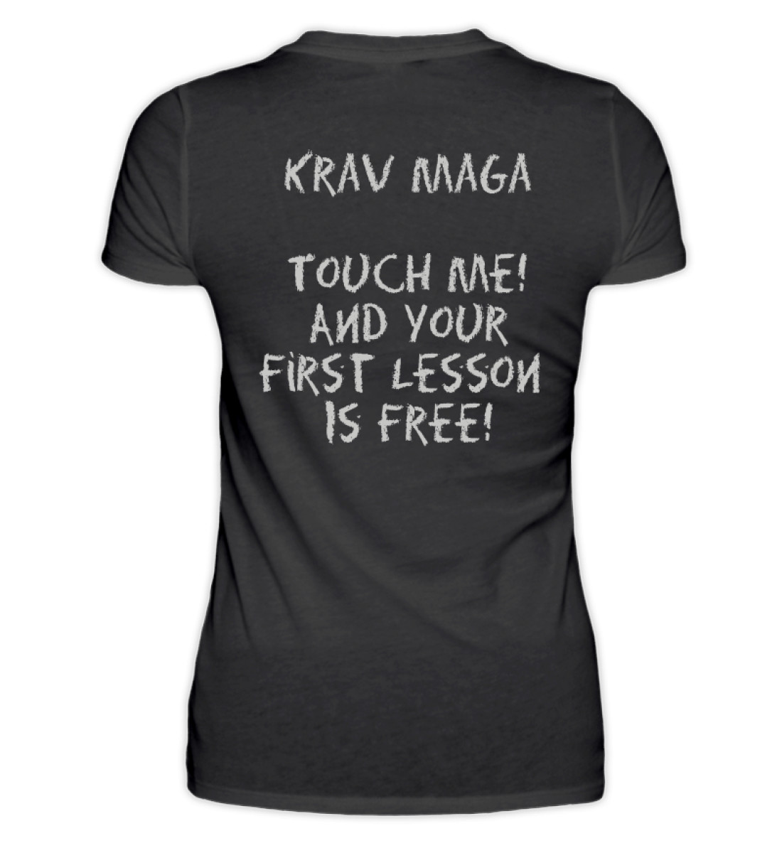 Krav Maga Touch me! And Your First.. - Damen Premiumshirt-16