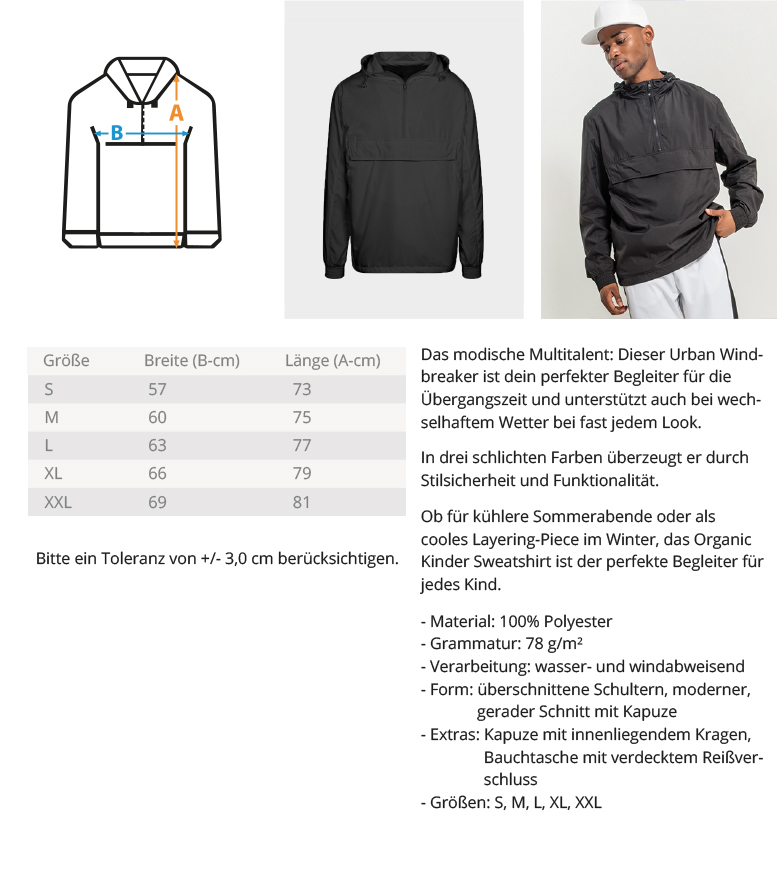 Tactical Combat Concept Windbreaker - Urban Windbreaker mit Stick – Bild 3
