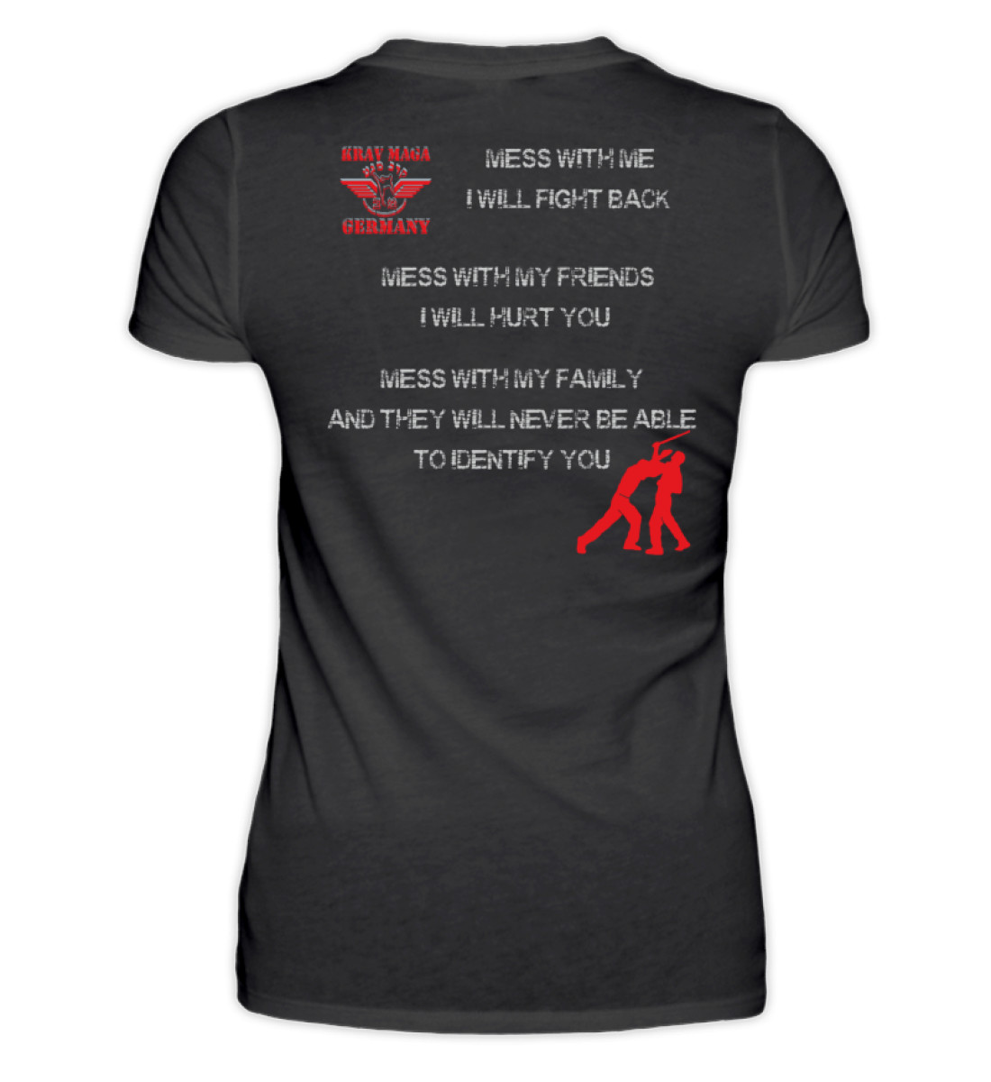 MESS WITH ME... - Damen Premiumshirt-16