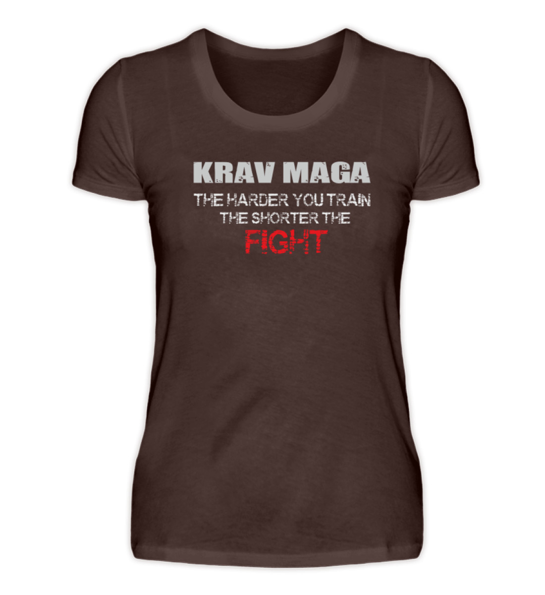 Krav Maga - The Harder You Train... - Damen Premiumshirt-1074