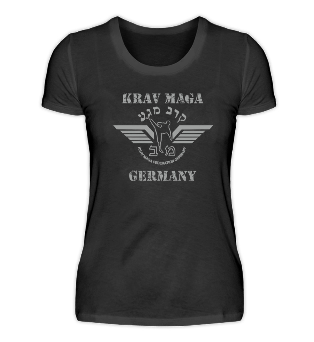 Krav Maga Touch me! And Your First.. - Damen Premiumshirt-16