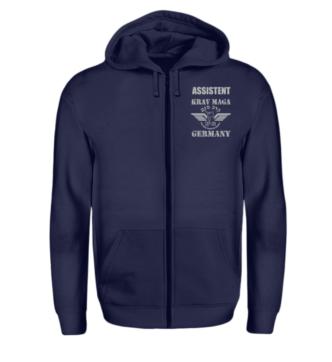 KMFG Assistent (Blue-Brown Belt) - Zip-Hoodie-198