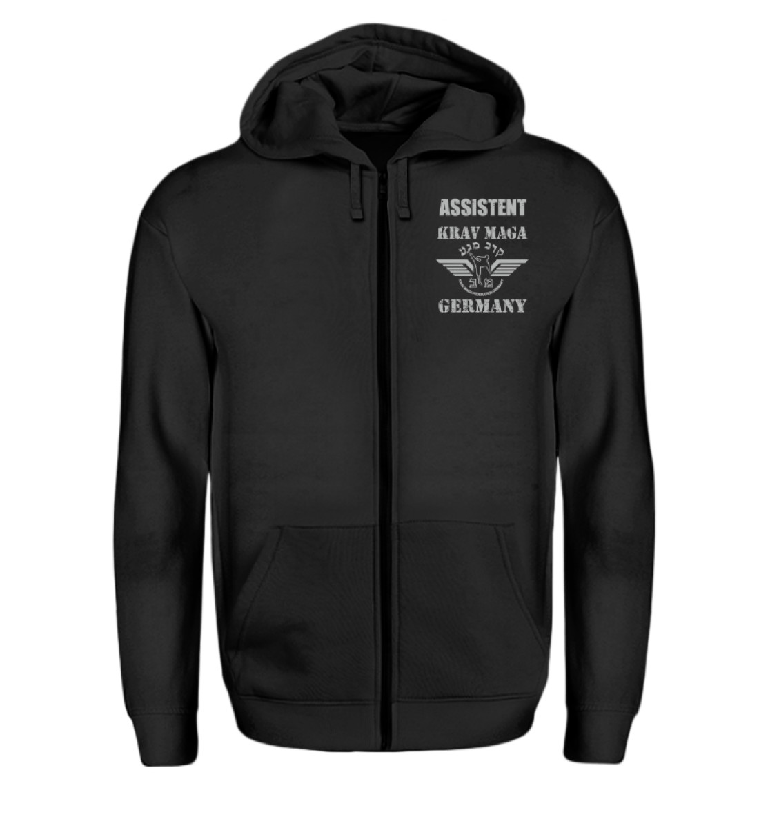 KMFG Assistent (Blue-Brown Belt) - Zip-Hoodie-16