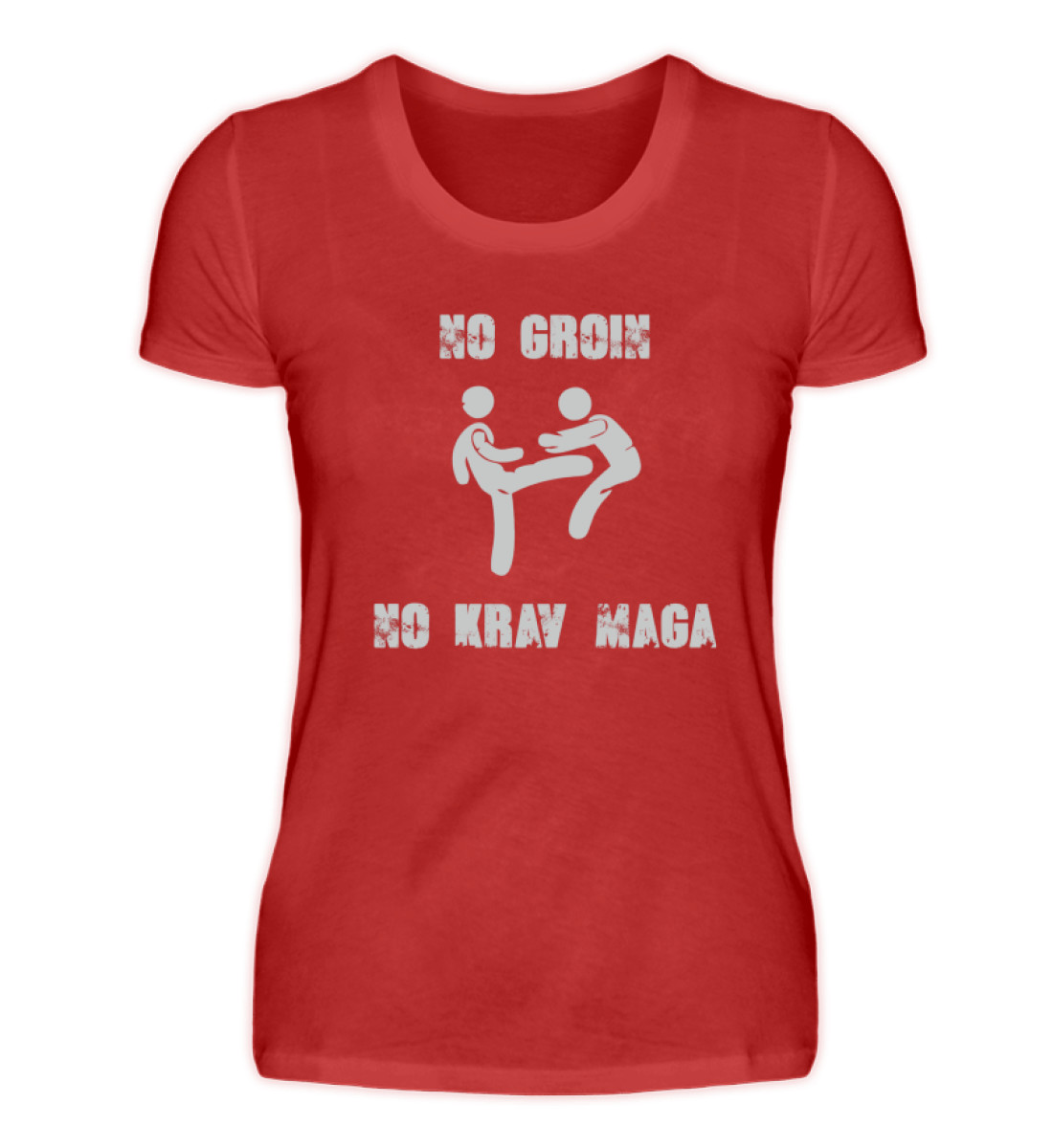 No Groin - No Krav Maga - Damen Premiumshirt-4