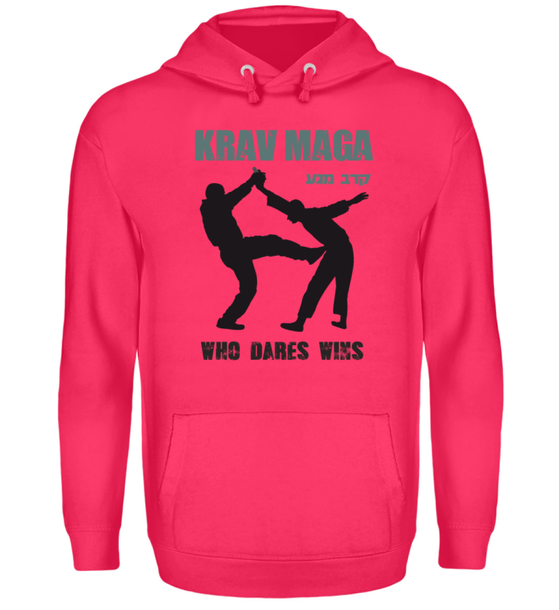 Krav Maga - Who Dares Wins - Unisex Kapuzenpullover Hoodie-1610