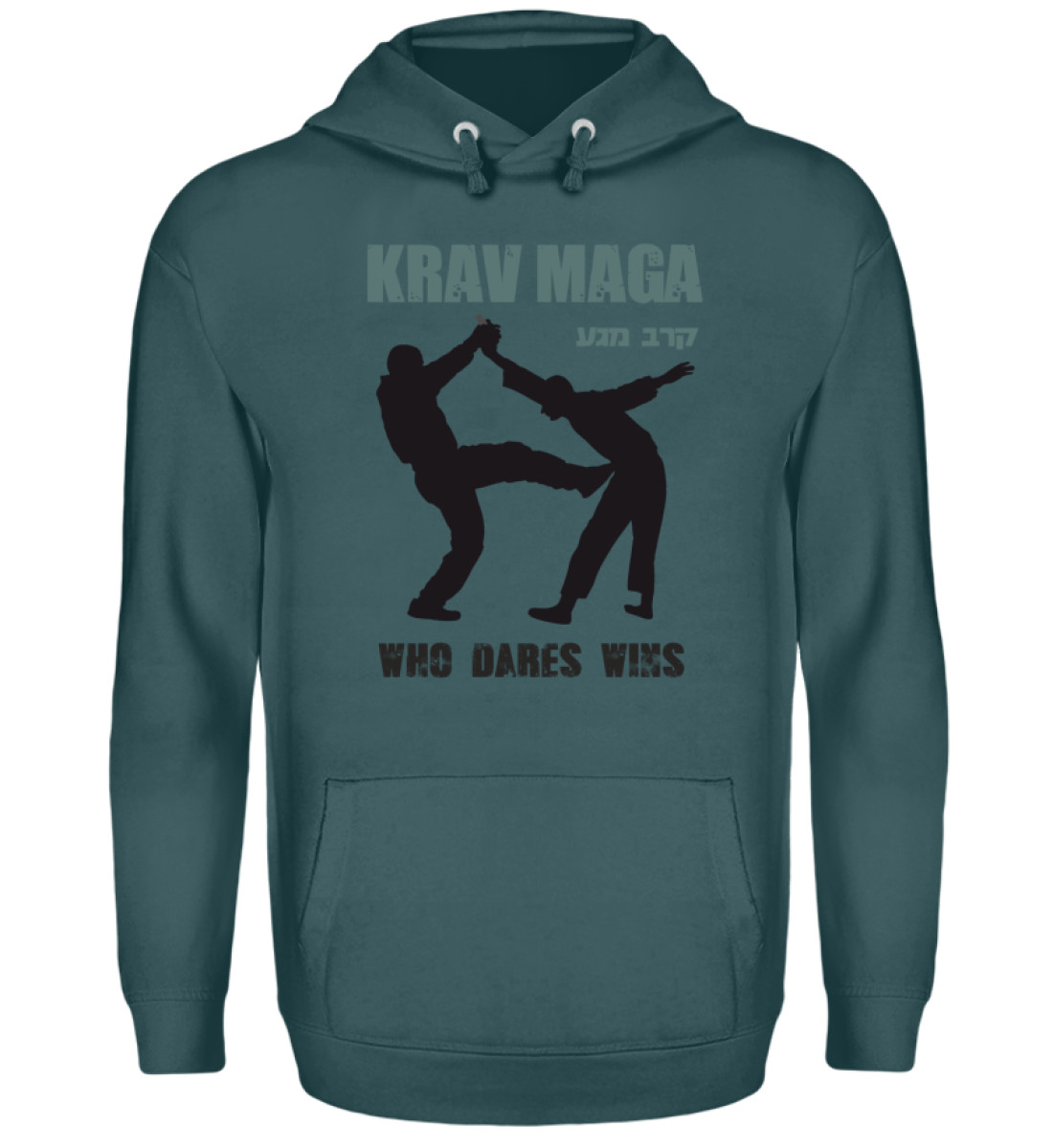 Krav Maga - Who Dares Wins - Unisex Kapuzenpullover Hoodie-1461