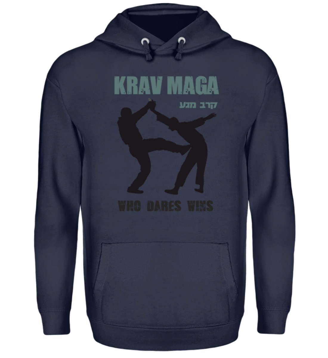 Krav Maga - Who Dares Wins - Unisex Kapuzenpullover Hoodie-1698