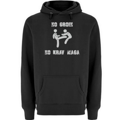 No Groin - No Krav Maga - Unisex Premium Kapuzenpullover-16